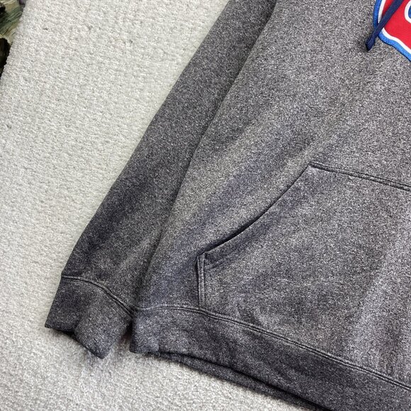 Y2K Montreal Canadiens NHL Hoodie Hockey Men L Activewear Sports Grey / Blue - Picture 3 of 14